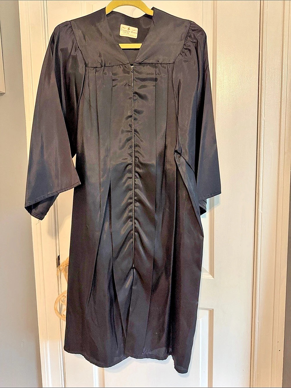 Treasure Gown Black Graduation Gown Size 52 Like New